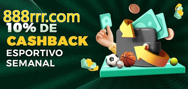 10% de bônus de cashback na 888rrr.com